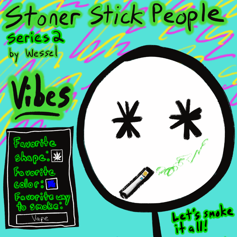 Stoner Stick People Series 2 #49 static NFT preview