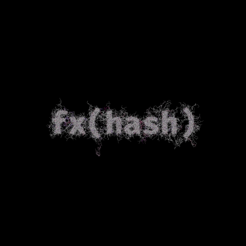 FXHASH Generative Logo #29 static token preview
