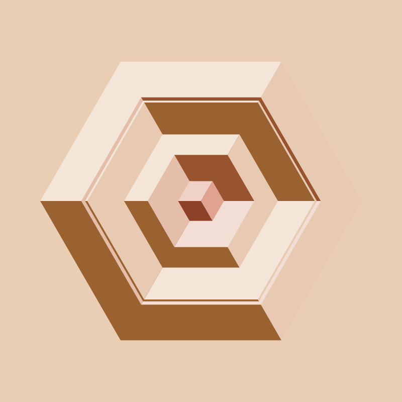 Hexagones - Art for Bots #45 static NFT preview