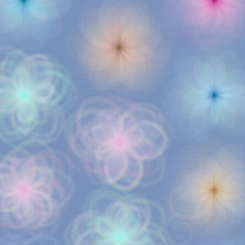 Fairy flower pattern #87 static NFT preview