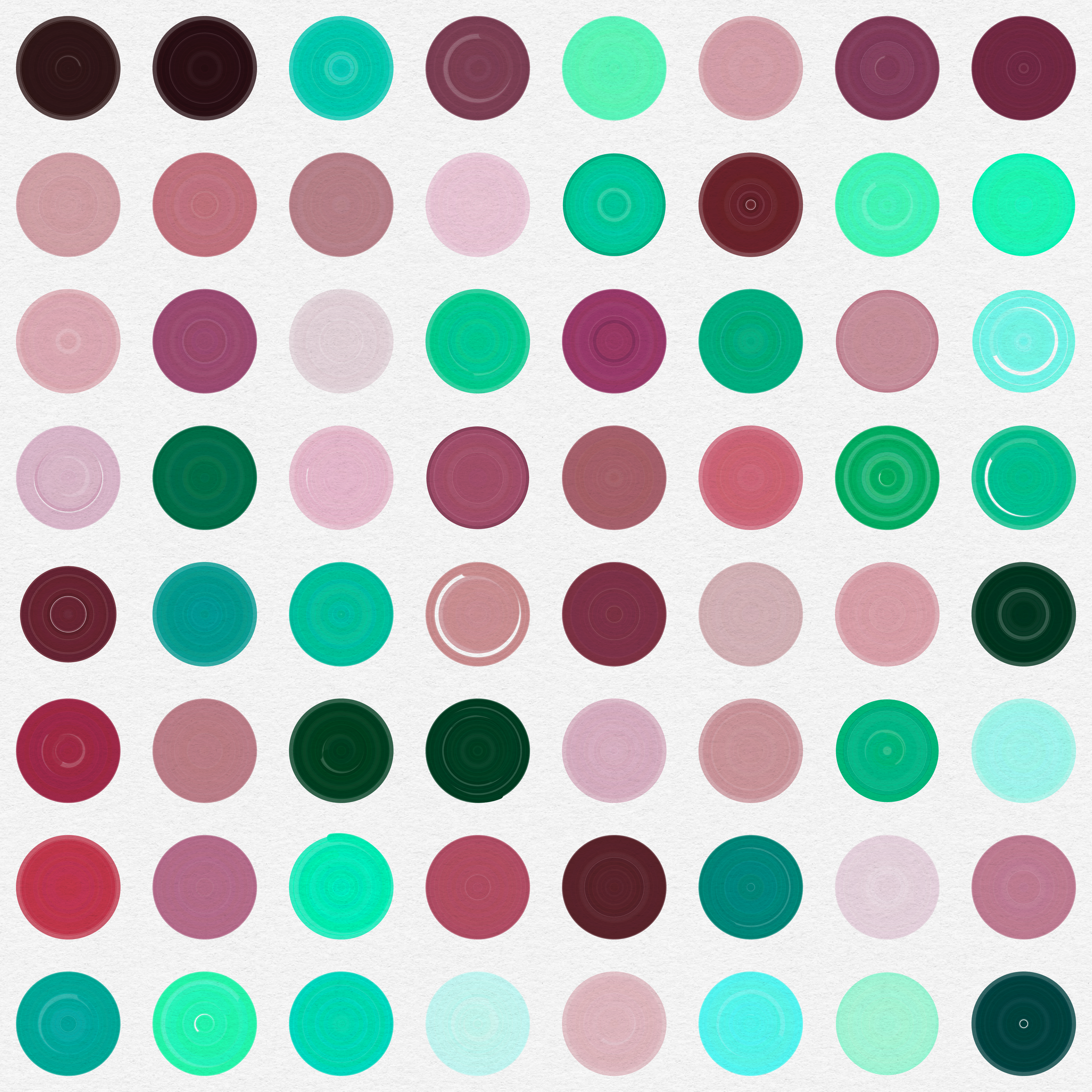 M'Fing Dots on a M'Fing Grid #40 static token preview