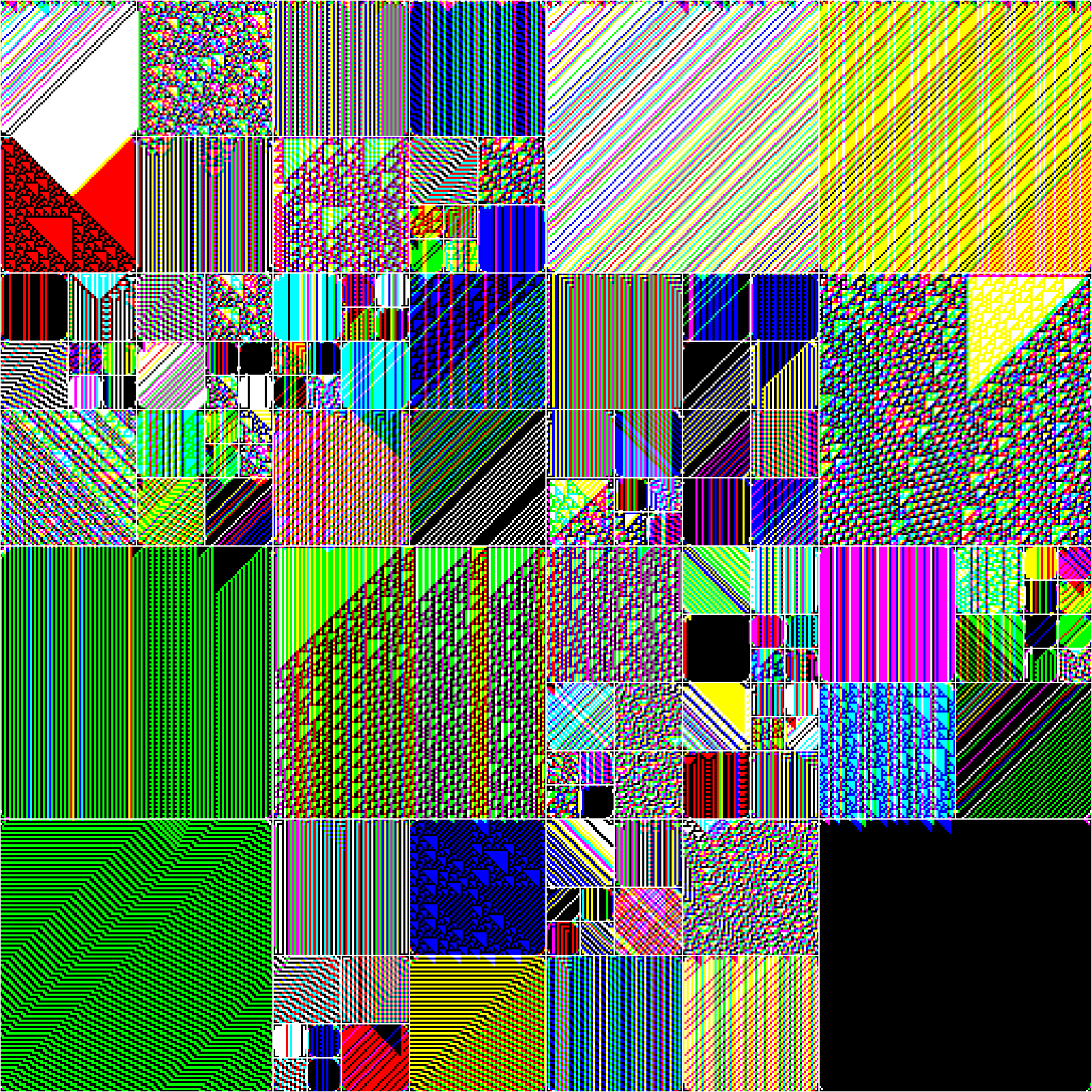 RULES (for Elementary Cellular Automata) #286 static NFT preview