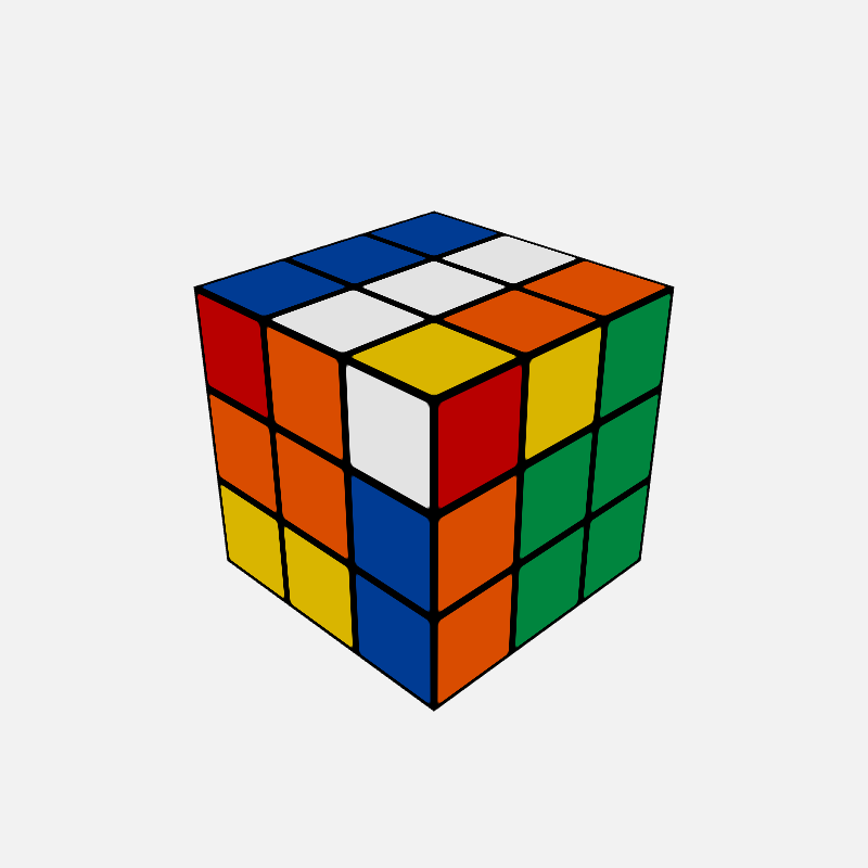 Rubik's Cube #151 static token preview