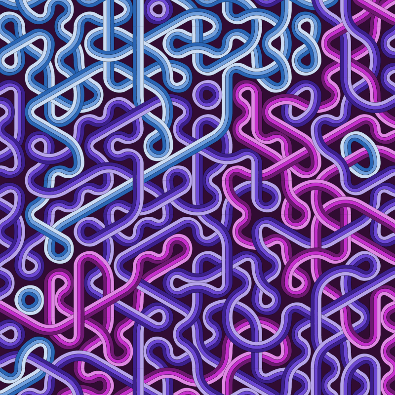 Bézier Truchet #71 static token preview