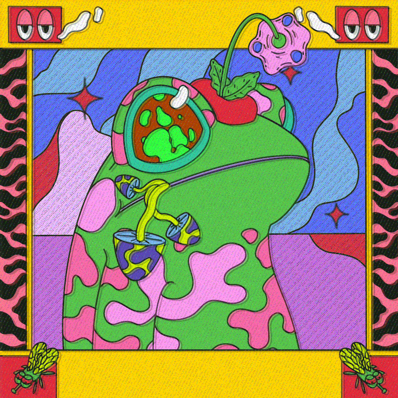 Blue Toad #37 static NFT preview