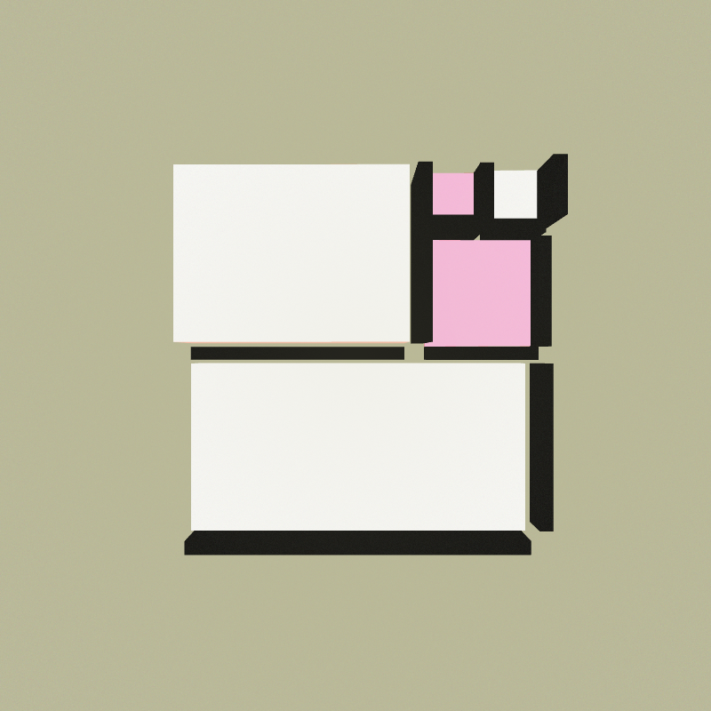Mondrian3D #68 static NFT preview