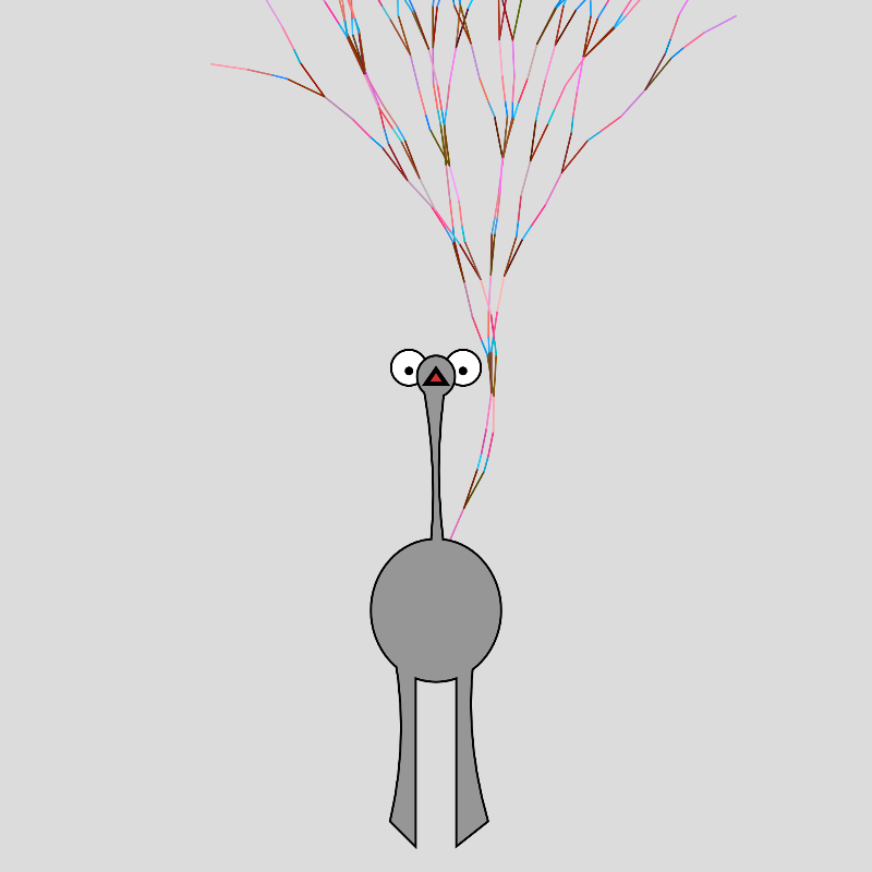 Peacocks #99 static NFT preview