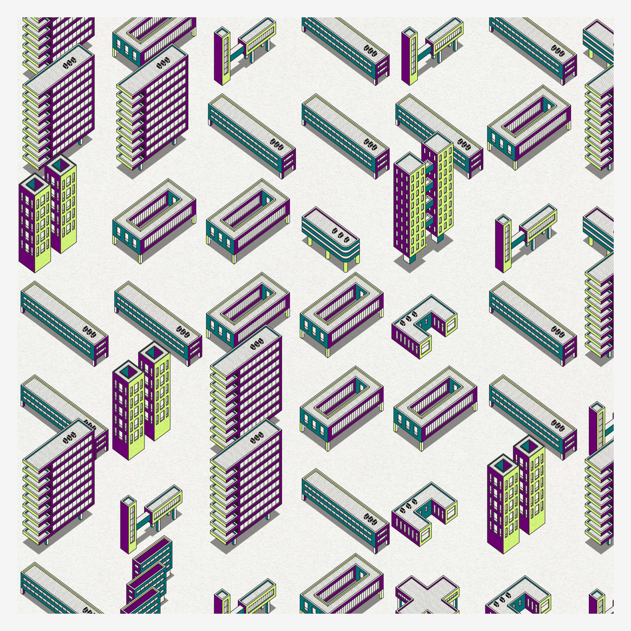 Bauhausstadt #37 static NFT preview