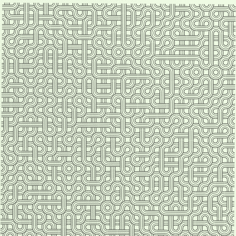Dirty Interlaced Truchet Tiles #45 static NFT preview