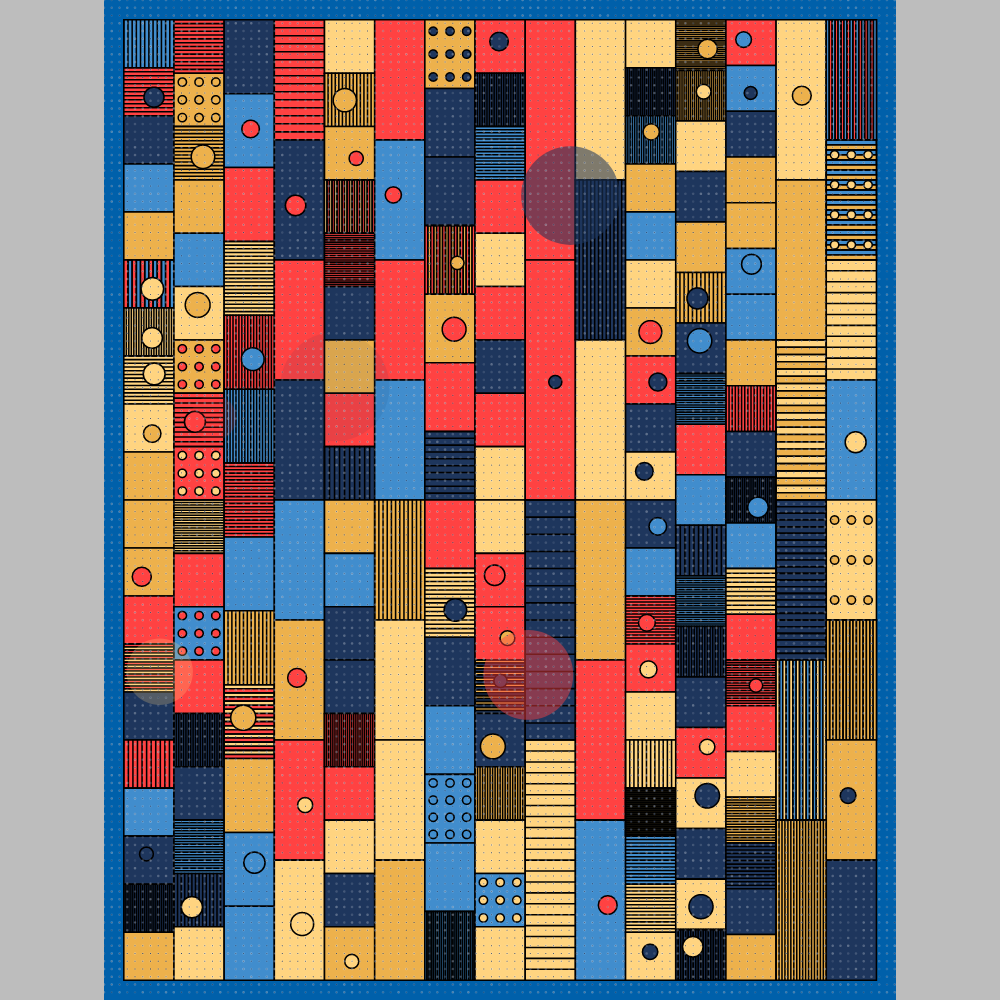 Shifted Blocks #350 static NFT preview