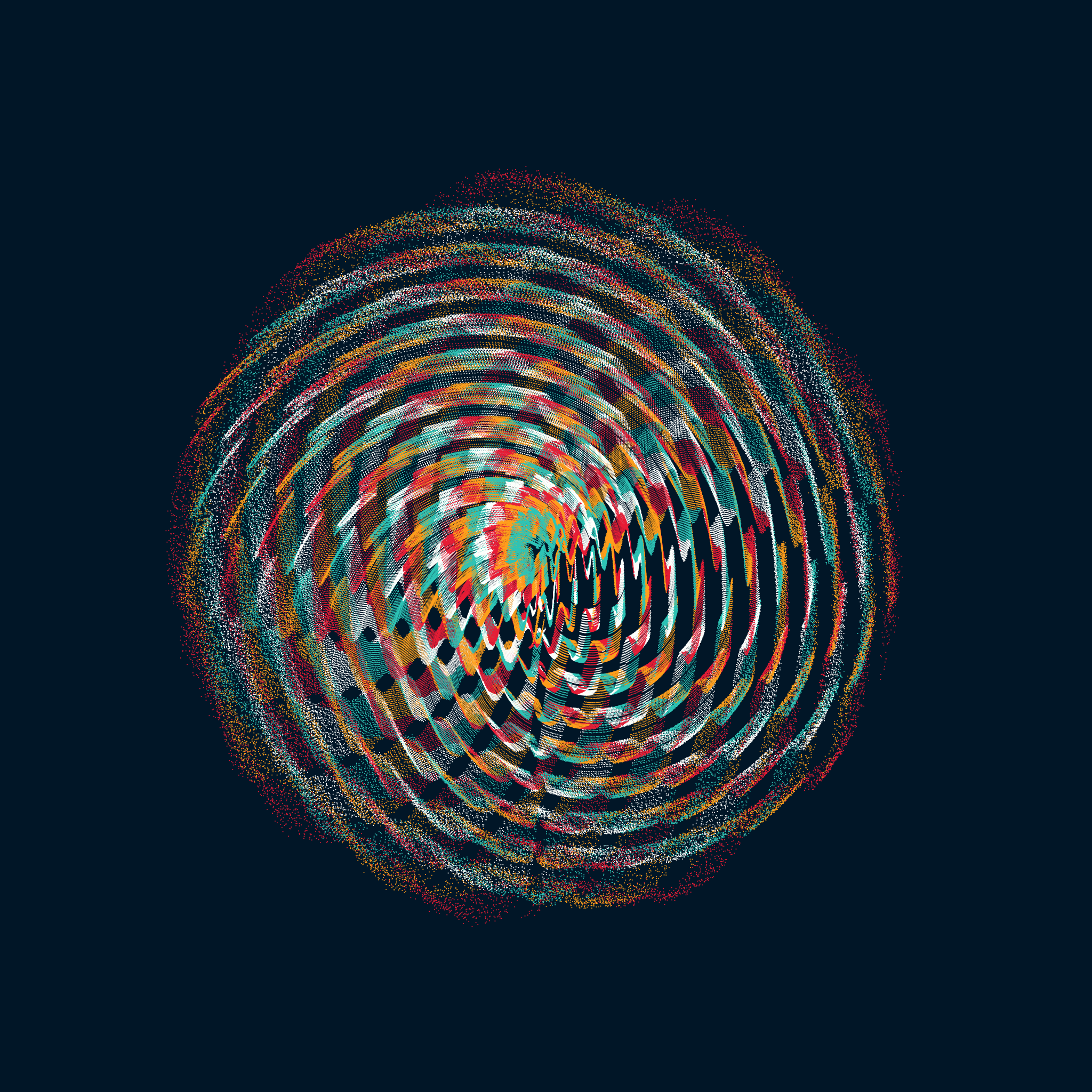 CIRCULAR MURMURATIONS #98 static NFT preview