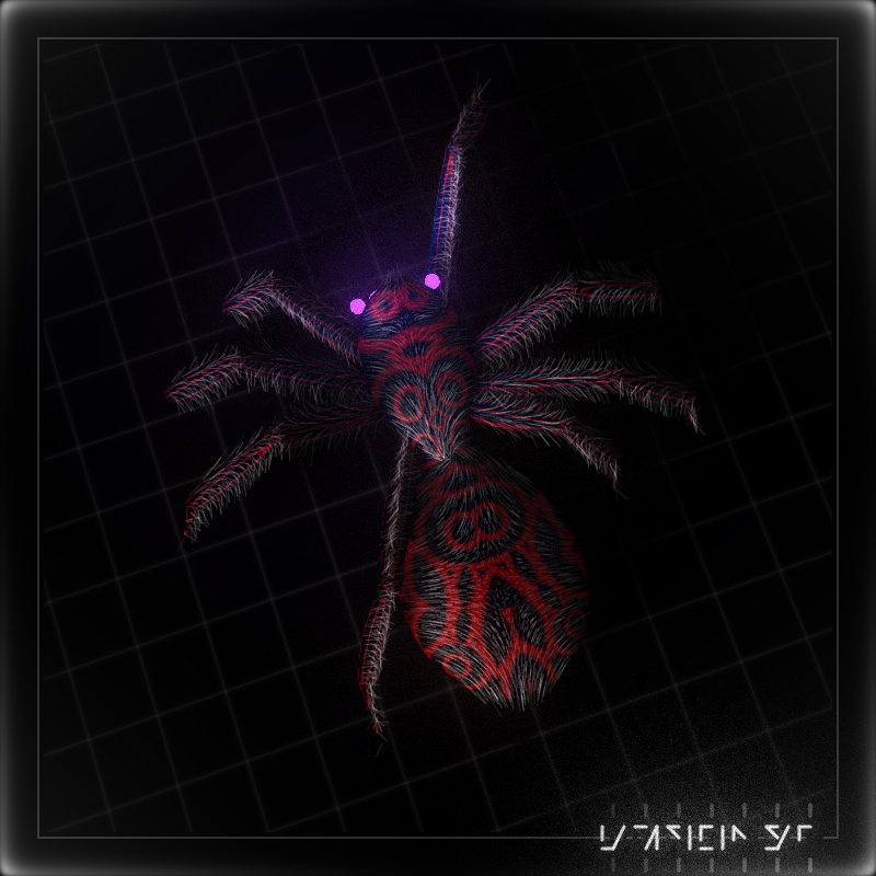 Impure Spiders #57 static token preview