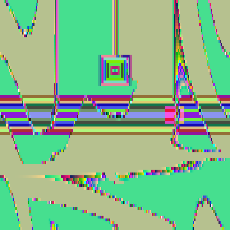Pixel Flood #680 static NFT preview