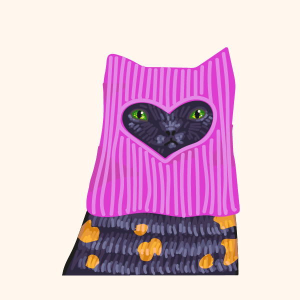 Kittens in balaclavas #25 static token preview