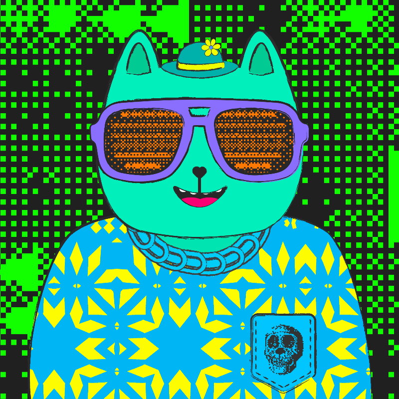 hash cats – genesis #299 static NFT preview