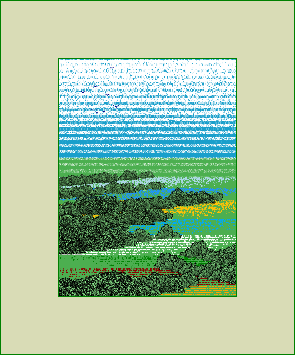 Fields of flowers #9 static token preview