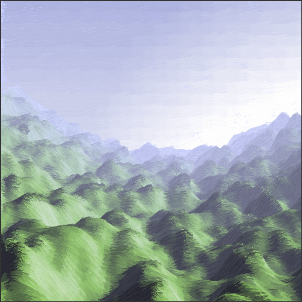 Lush Fields #137 static NFT preview