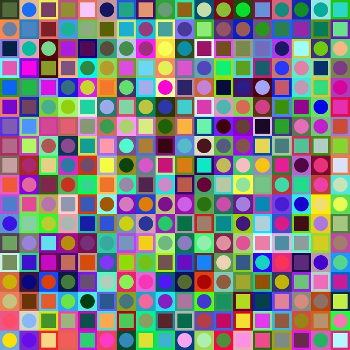 Square Dot Composition #212 static token preview