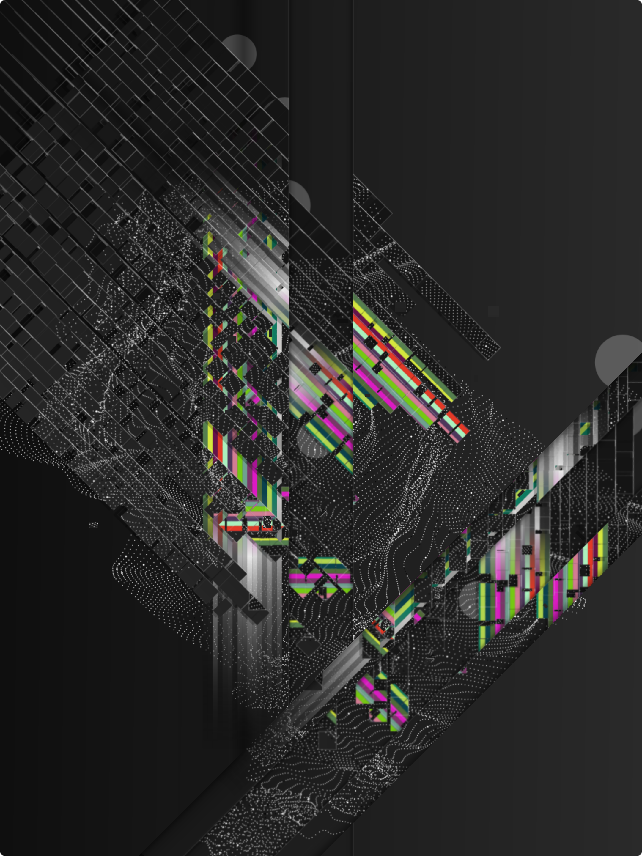 Fronteras en abstracto #236 static token preview