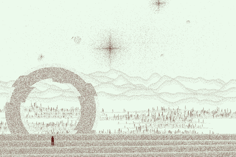 Gate to nowhere #33 static NFT preview