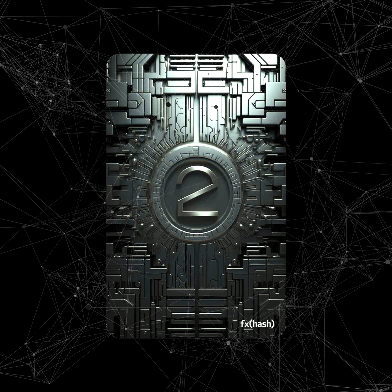 FXHash 2.0 Card #306 static NFT preview