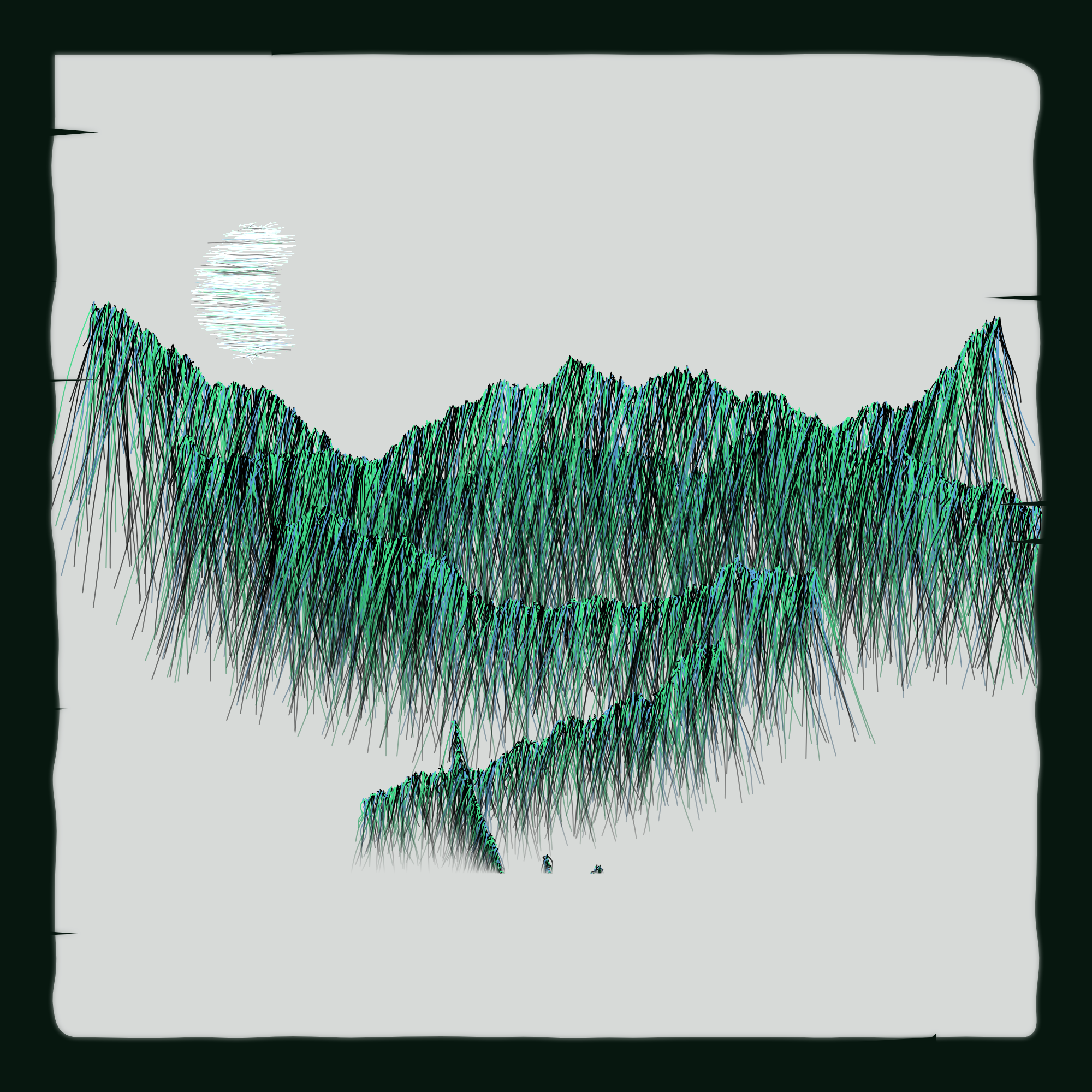 Misty Mountains #110 static token preview