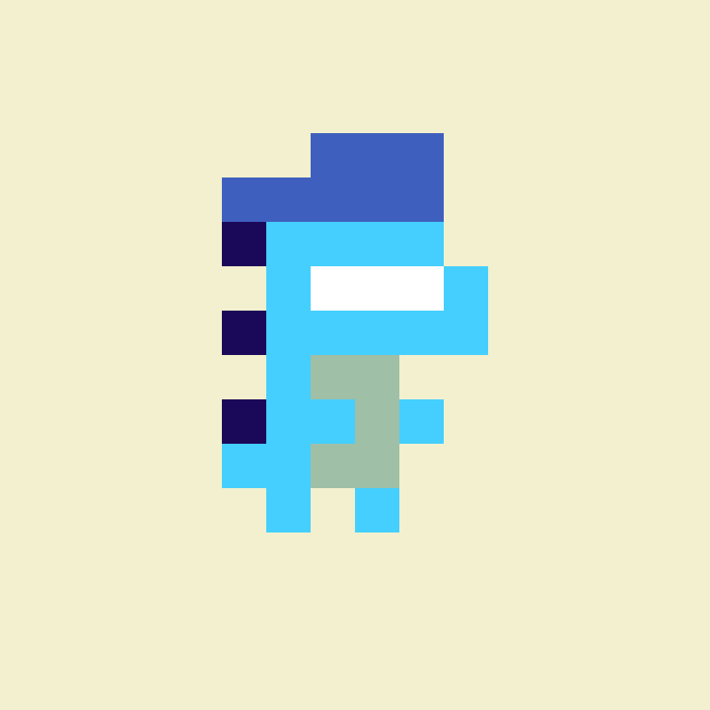 Coded Tiny Dinos #204 static token preview