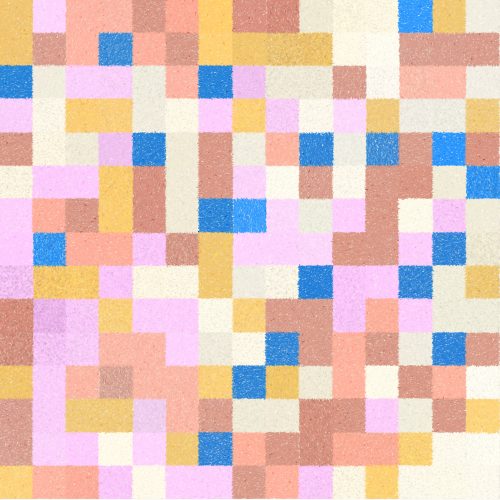 Hydrangea & Patchwork #428 static NFT preview