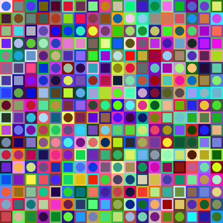 Square Dot Composition #119 static token preview