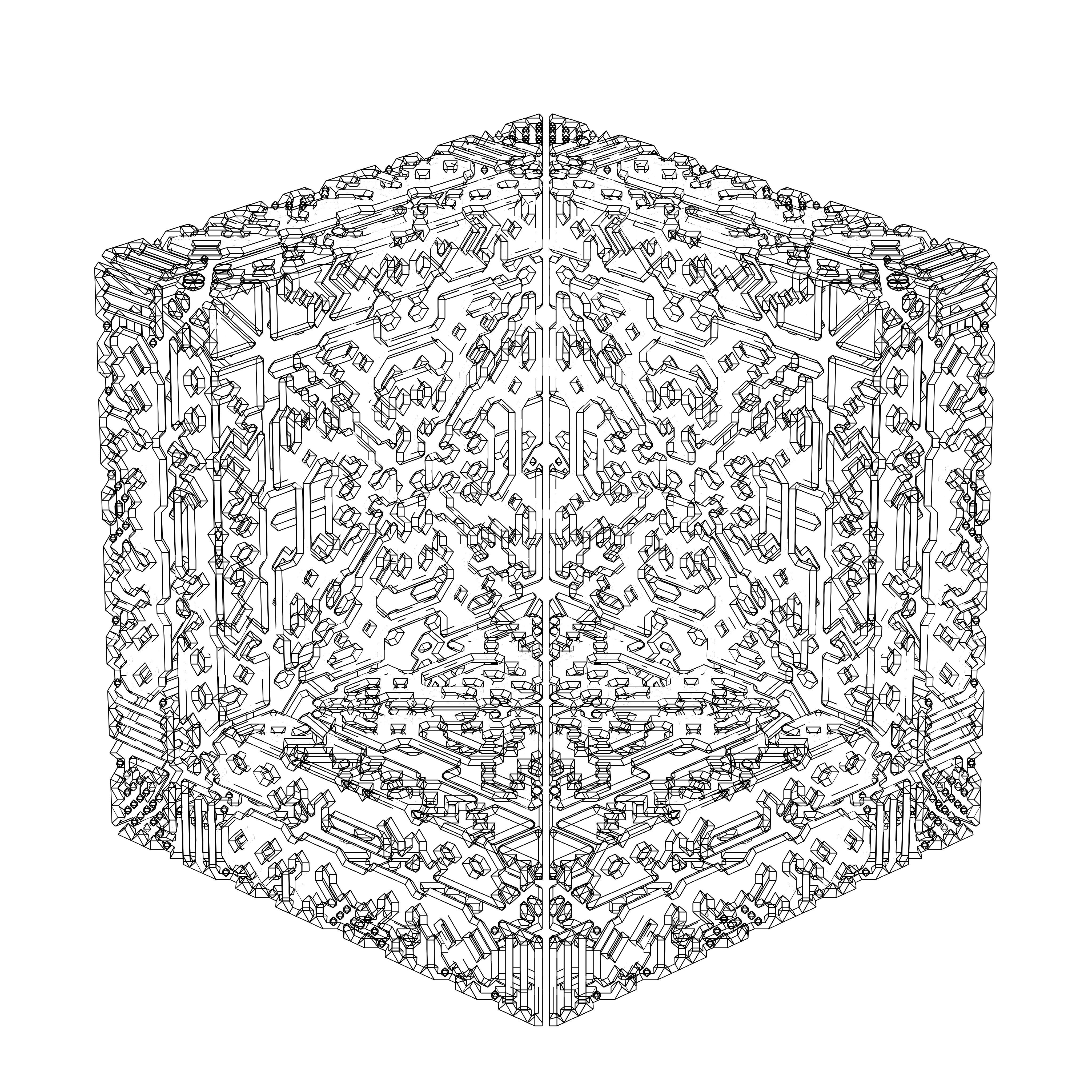LL21 Alien Art Cube #767 static NFT preview