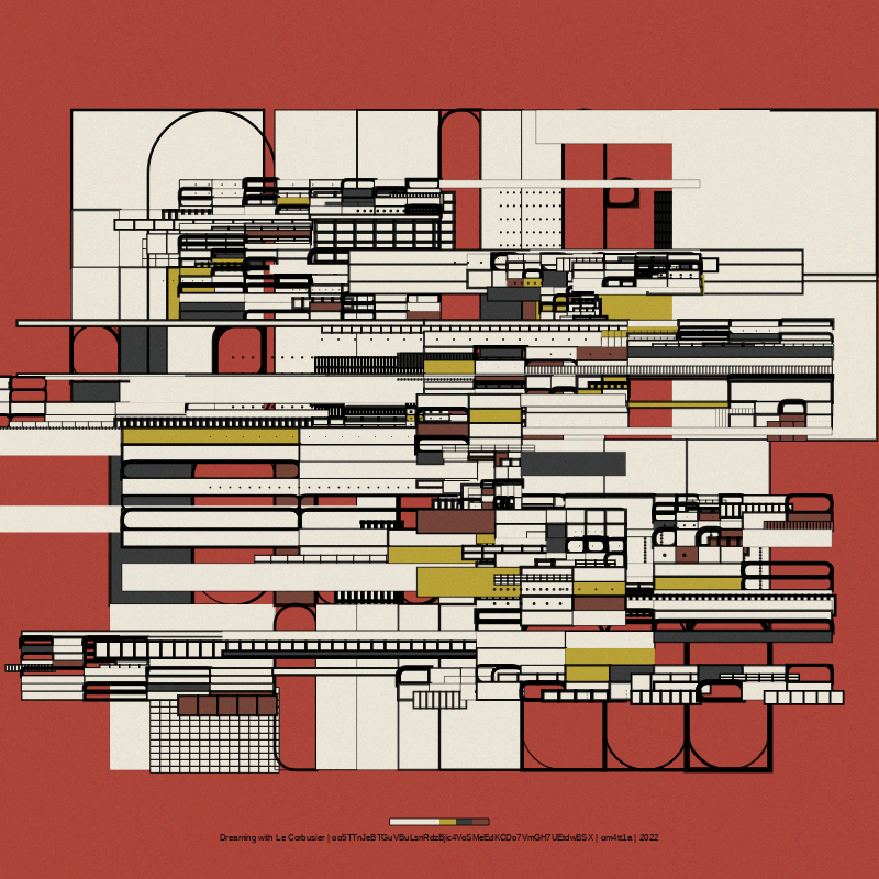 Dreaming with Le Corbusier #123 static NFT preview