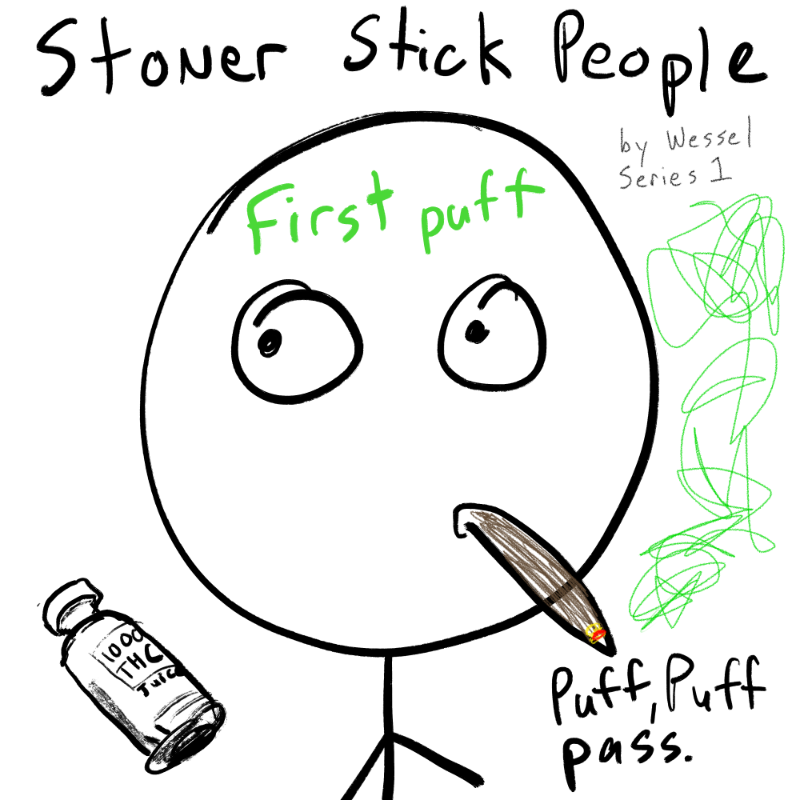 Stoner Stick People #86 static token preview