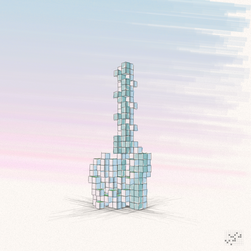 Cellular Skyscrapers #181 static NFT preview