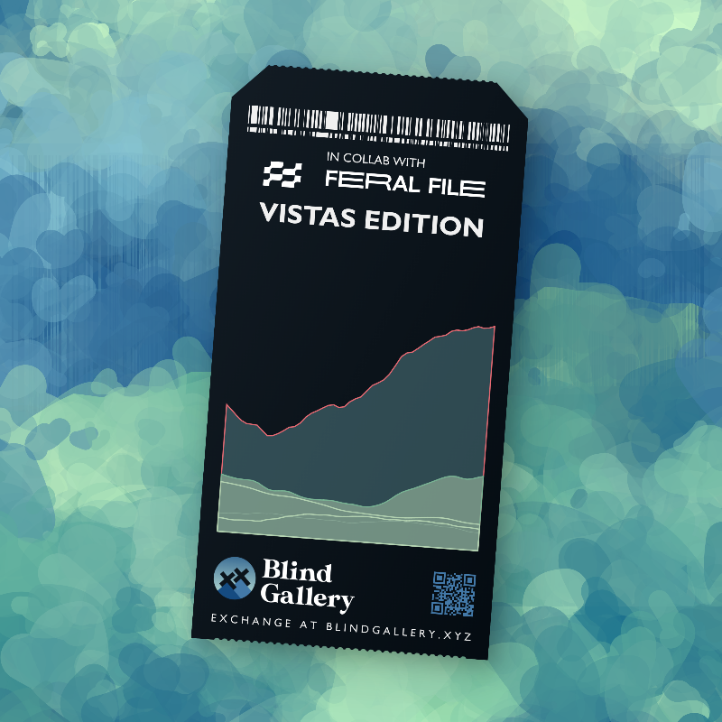 Blind Gallery Mint Pass (Vistas Edition) #261 static token preview