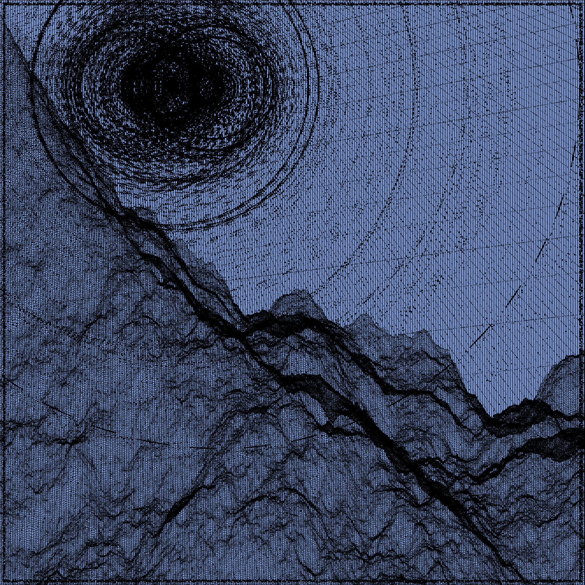 Surreal classic generative landscape #46 static NFT preview
