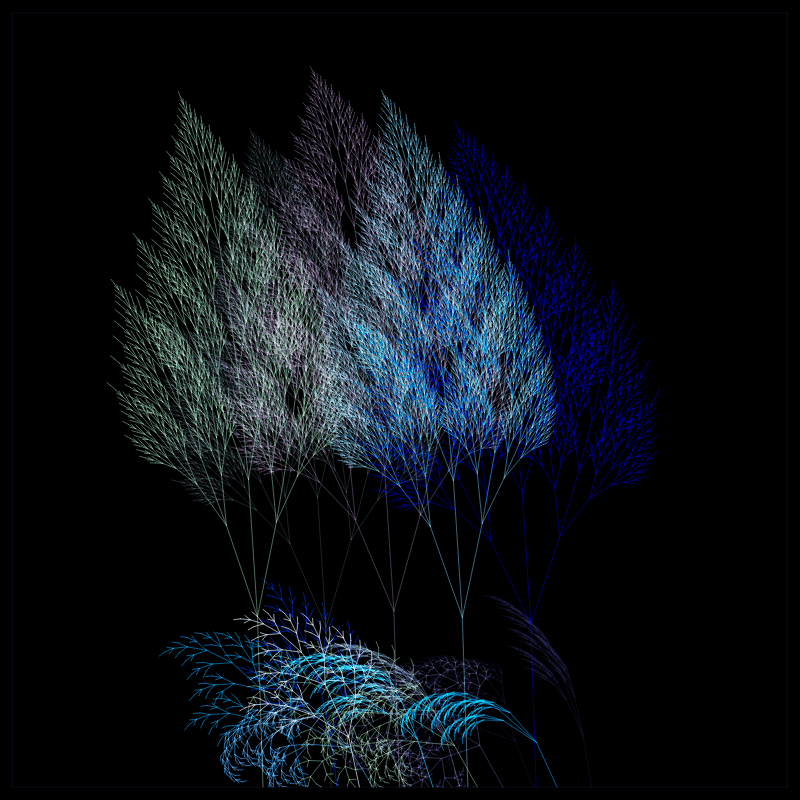 Fractal Forest #169 static NFT preview