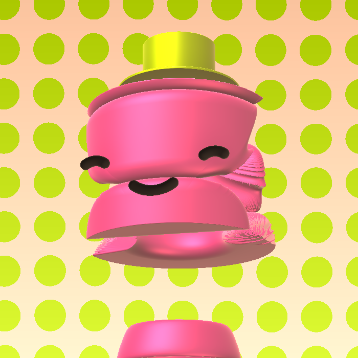 SHADER HEADZ #887 static NFT preview