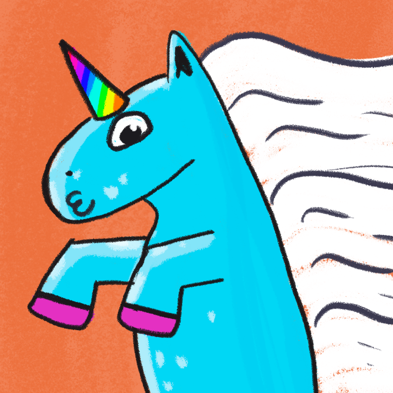 Peculiar unicornos #496 static token preview