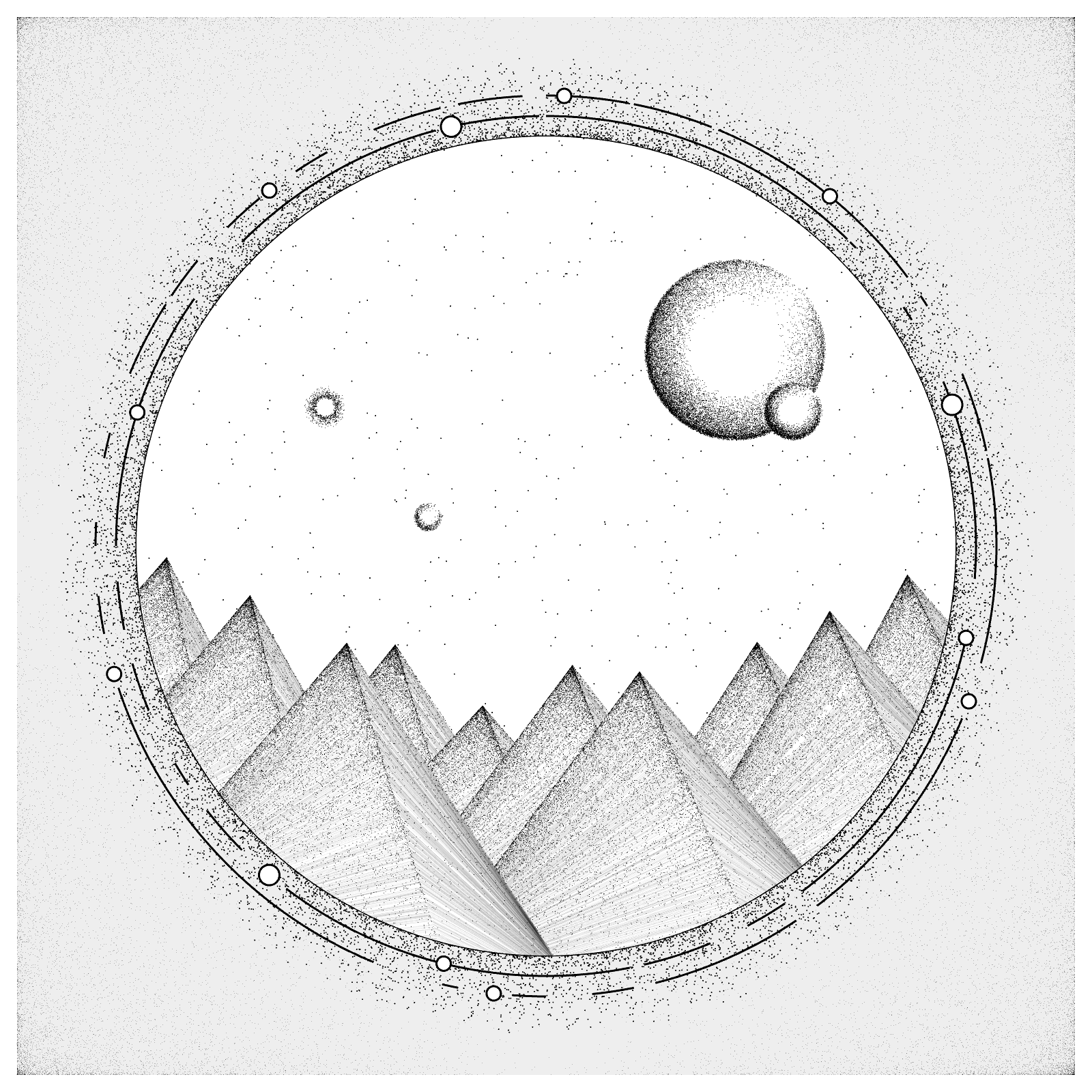 SPACE MAP #45 static NFT preview