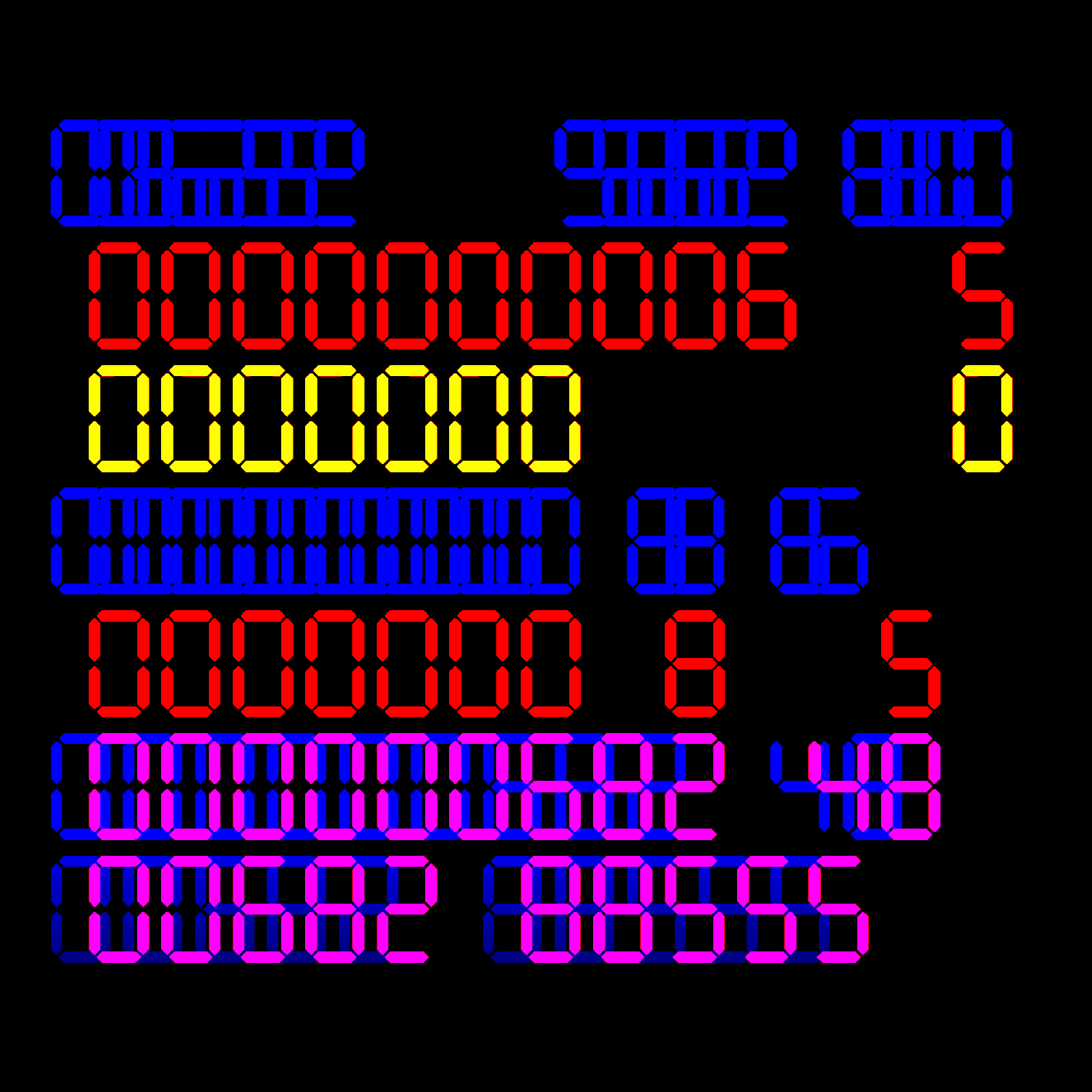 Digits #1190 static NFT preview