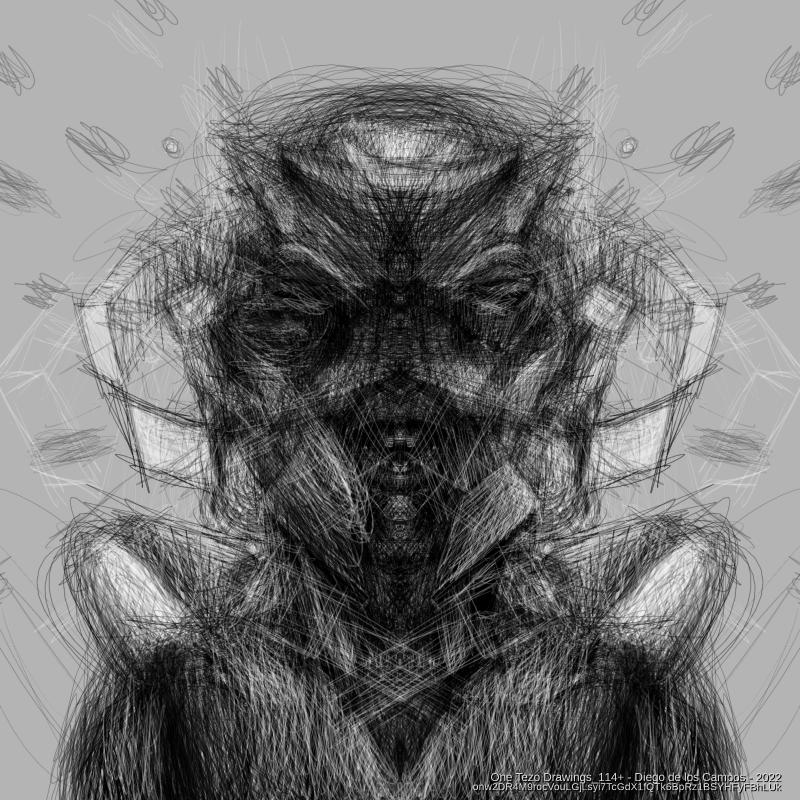 One Tezo Drawings_114+ #1 static token preview