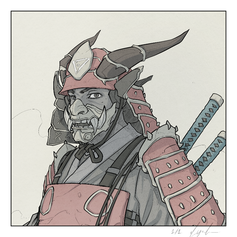 侍 (SAMURAI) #47 static token preview