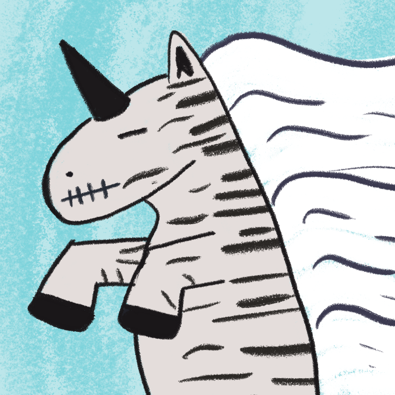 Peculiar unicornos #5 static token preview