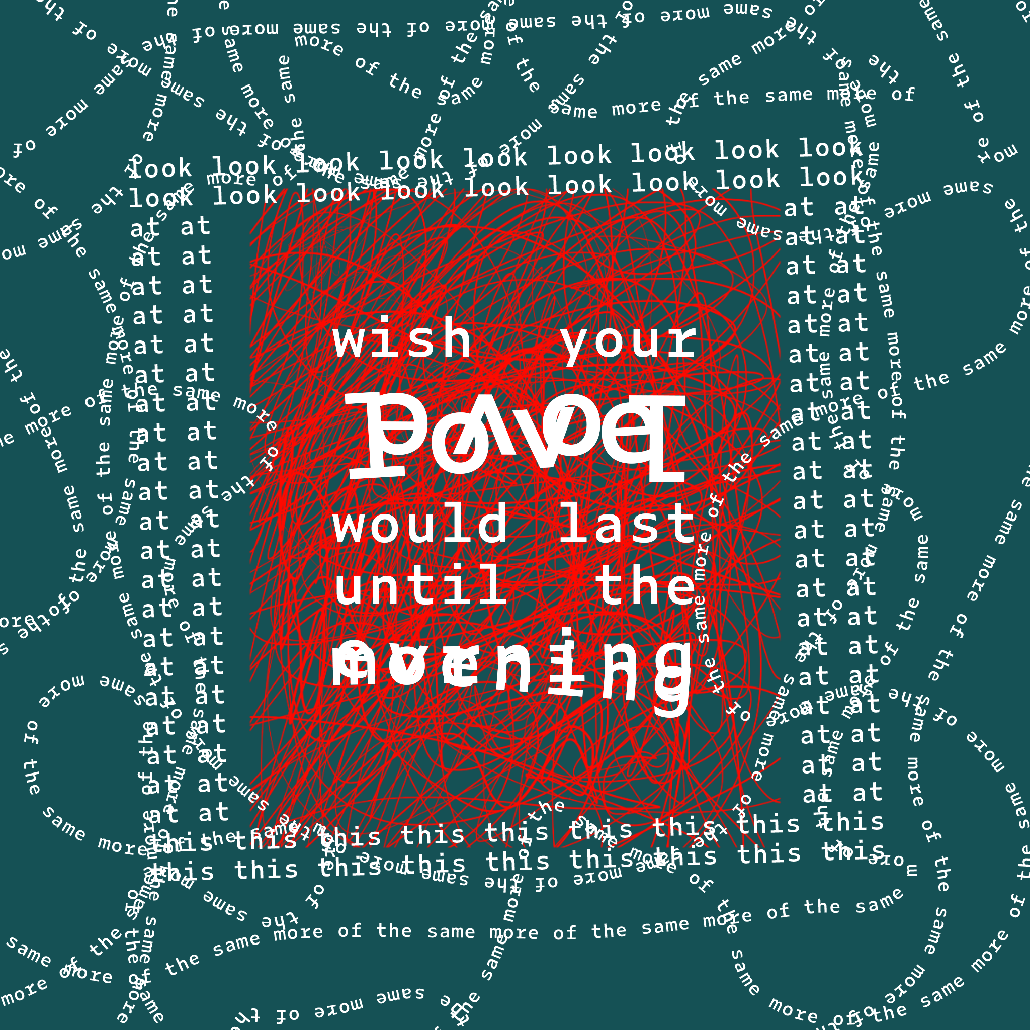 Letters to young poets #42 static token preview
