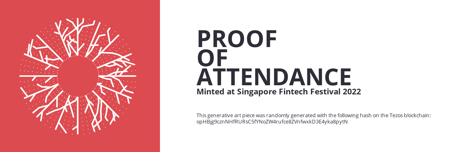 SFF2022 Proof of Attendance Token #1135 static token preview