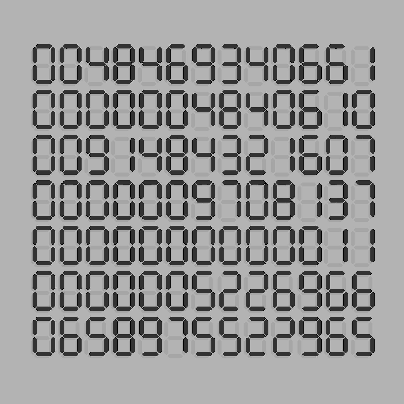 Digits #202 static NFT preview