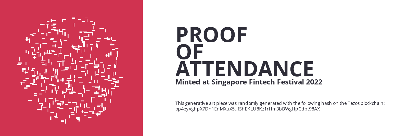 SFF2022 Proof of Attendance Token #2022 static token preview