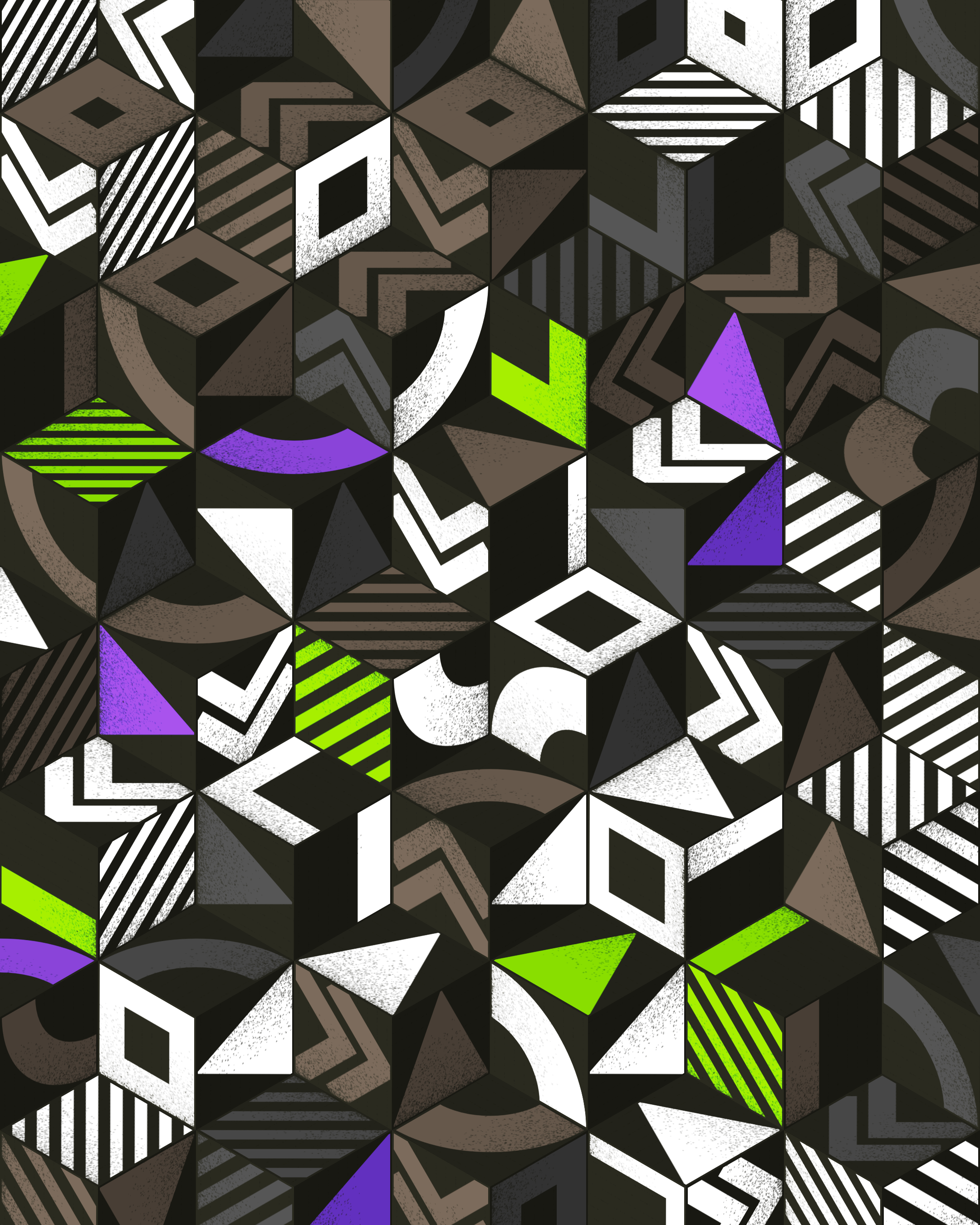 Composition study : Grid #57 static NFT preview