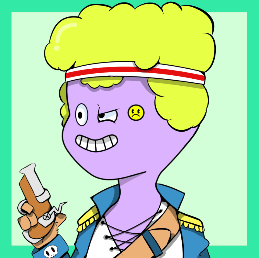 Jelly dudes #1415 static NFT preview