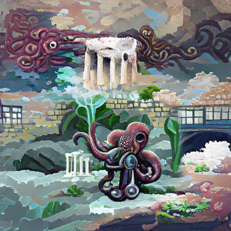 Octopus's Gardens and Ruins #16 static NFT preview